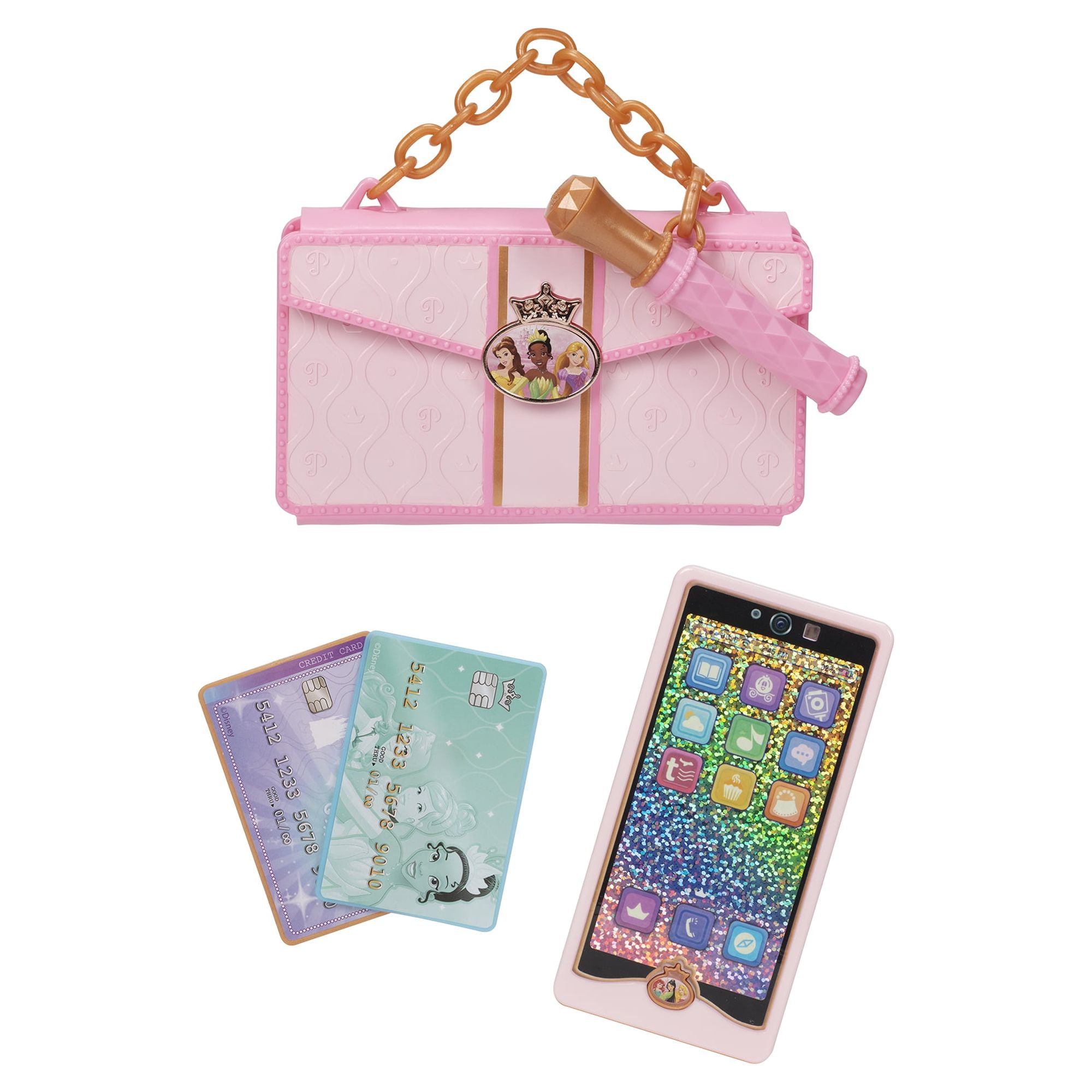 Amazon.com: Play Purse for Little Girls and Toddlers - Girls Toys Pretend  Play Accessories: Toy Phone, Wallet, Credit Cards, Keys, Pretend Makeup for  Role Playing Toys for Girls Ages 3 4 5