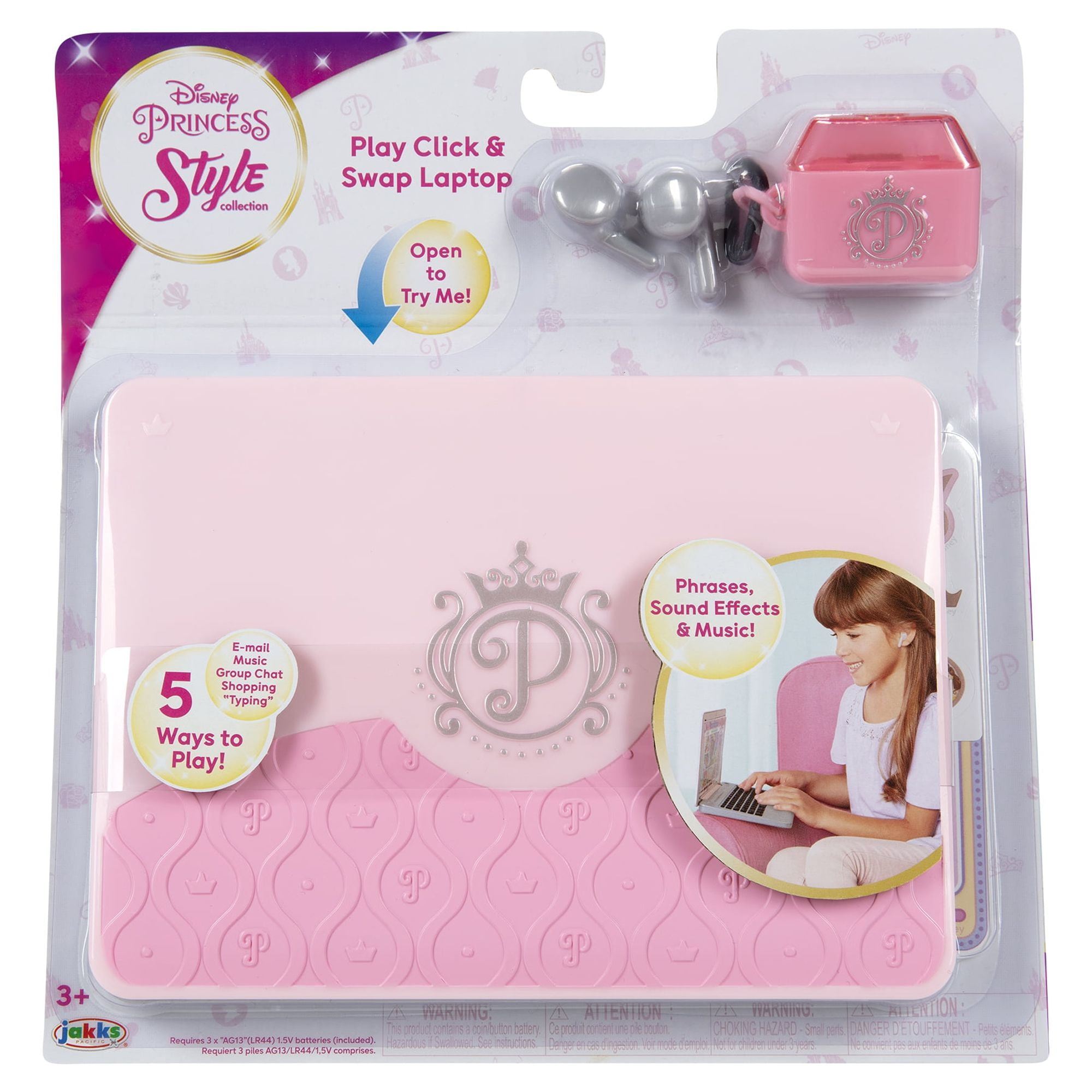Jakks Ordinateur portable jouet Princesses Disney