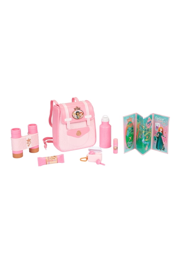 Disney Princess Style Collection Trendy Traveler Children's Pink Pretend Play Backpack