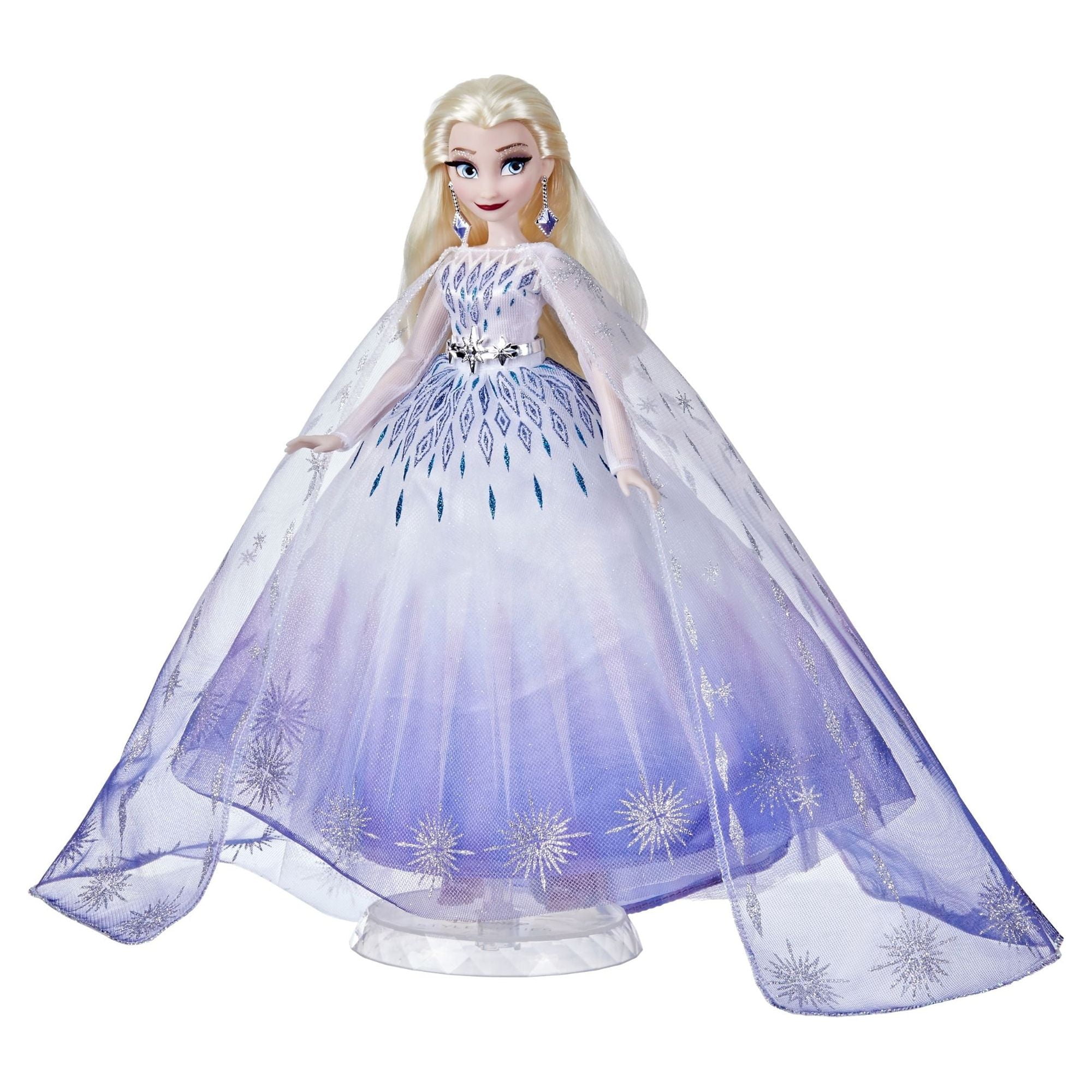 Disney Frozen Elsa Fashion - Muñeca de moda con pelo largo rubio y traje  azul inspirada en Frozen 2, juguete para niños de 3 años en adelante