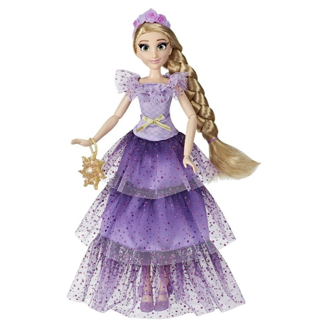 Disney Princess Style Series Rapunzel Doll W Ith Headband, Purse, Shoes