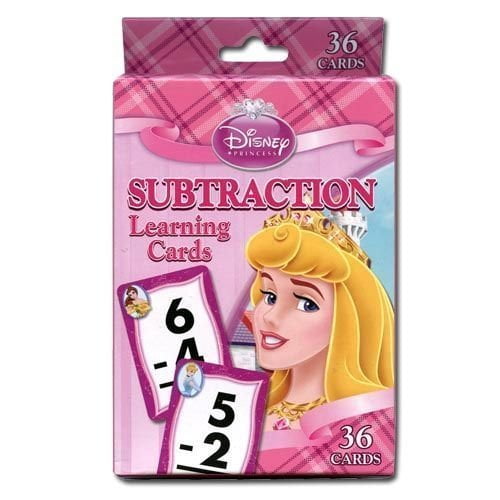 Disney Princess Subtraction Learning Game Card - Walmart Business Supplies