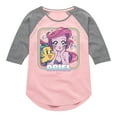 thumbnail image 1 of Disney Princess - Surprise Ariel & Flounder - Toddler & Youth Girls Raglan Graphic T-Shirt, 1 of 4