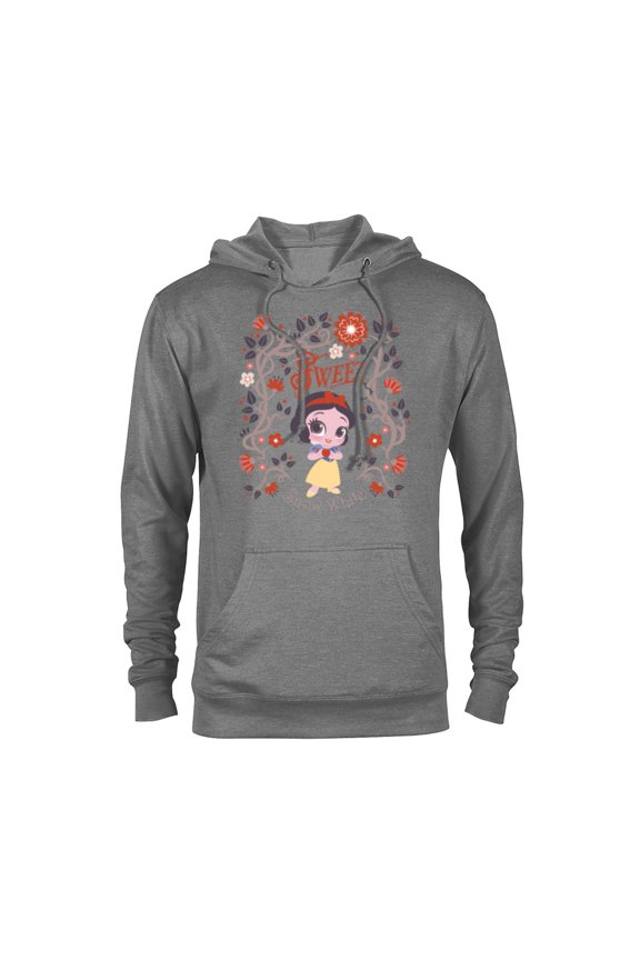 Princess Sweet Snow White Chibi - Pullover Hoodie for Adults - Customized-Graphite Heather