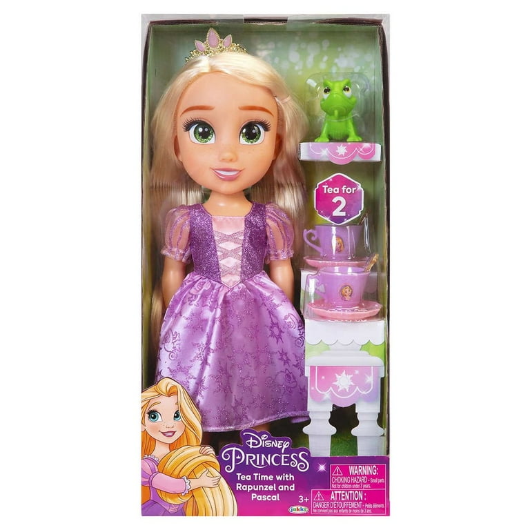 Disney Princess Tea Time with Rapunzel Pascal, 13-Inch Doll, Tea