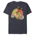 thumbnail image 1 of Disney Princess & The Frog Tiana Beauty & Grace - Short Sleeve Blended T-Shirt for Adults - Customized-Navy Heather, 1 of 5
