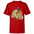thumbnail image 1 of Disney Princess & The Frog Tiana Beauty & Grace - Short Sleeve T-Shirt for Kids - Customized-Red, 1 of 5