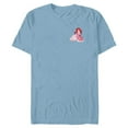 thumbnail image 1 of Disney Princess The Little Mermaid Ariel Christmas Gift - Short Sleeve Blended T-Shirt for Adults - Customized-Ocean Blue, 1 of 5