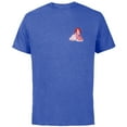 thumbnail image 1 of Disney Princess The Little Mermaid Ariel Christmas Gift - Short Sleeve Cotton T-Shirt for Adults - Customized-Royal Heather, 1 of 5