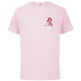 thumbnail image 1 of Disney Princess The Little Mermaid Ariel Christmas Gift - Short Sleeve Cotton T-Shirt for Adults - Customized-Soft Pink, 1 of 5