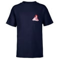 thumbnail image 1 of Disney Princess The Little Mermaid Ariel Christmas Gift - Short Sleeve T-Shirt for Kids - Customized-Navy, 1 of 5