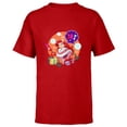 thumbnail image 1 of Disney Princess The Little Mermaid Ariel Christmas Joy - Short Sleeve T-Shirt for Kids - Customized-Red, 1 of 5