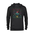 thumbnail image 1 of Disney Princess The Little Mermaid Ariel Christmas Sweater - Pullover Hoodie for Adults - Customized-Black, 1 of 5
