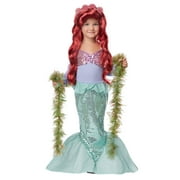Disney Princess The Little Mermaid Ariel Girl's Halloween Fancy-Dress Costume for Toddler, 3T-4T