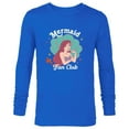 thumbnail image 1 of Disney Princess The Little Mermaid Ariel Mermaid Fan Club - Long Sleeve T-Shirt for Men - Customized-Navy, 1 of 5