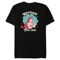 thumbnail image 1 of Disney Princess The Little Mermaid Ariel Mermaid Fan Club - Short Sleeve Blended T-Shirt for Adults - Customized-Black, 1 of 5