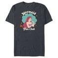 thumbnail image 1 of Disney Princess The Little Mermaid Ariel Mermaid Fan Club - Short Sleeve Blended T-Shirt for Adults - Customized-Navy Heather, 1 of 5