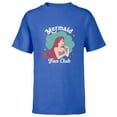 thumbnail image 1 of Disney Princess The Little Mermaid Ariel Mermaid Fan Club - Short Sleeve T-Shirt for Kids - Customized-Royal, 1 of 5