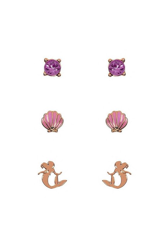 Princess The Little Mermaid Stud Earring Set
