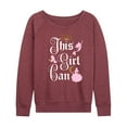thumbnail image 1 of Disney Princess - This Girl Can - Women's Lightweight French Terry Long Sleeve Shirt, 1 of 5