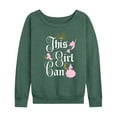 thumbnail image 1 of Disney Princess - This Girl Can - Women's Lightweight French Terry Long Sleeve Shirt, 1 of 5