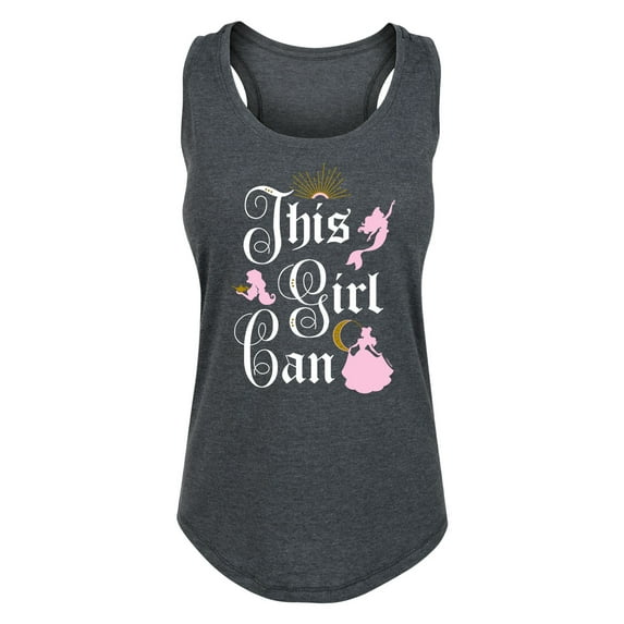 Disney Princess - This Girl Can - Women's Racerback Tank Top