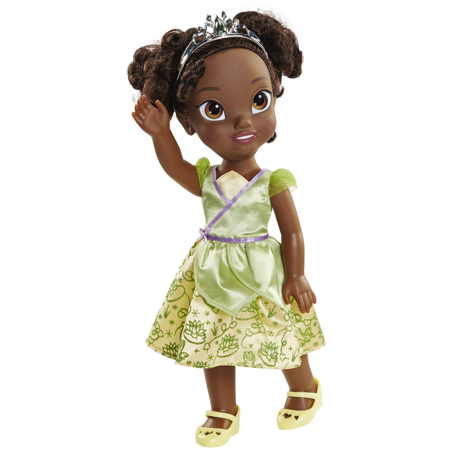 Disney Princess Lil' Friends Plush Tiana & Naveen 14.5-inch Plush Doll,  Officially Licensed Kids Toys for Ages 3 Up, Gifts and Presents by Just Play