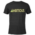 thumbnail image 1 of Disney Princess Tiana Ambitious - Short Sleeve Blended T-Shirt for Adults - Customized-Black, 1 of 5