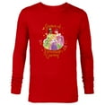 thumbnail image 1 of Disney Princess Tiana Ariel Rapunzel Friendship and Giving - Long Sleeve T-Shirt for Men - Customized-New Red, 1 of 5