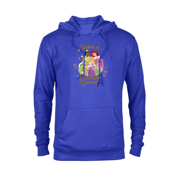 Disney Princess Tiana Ariel Rapunzel Friendship and Giving - Pullover Hoodie for Adults - Customized-Royal