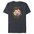 thumbnail image 1 of Disney Princess Tiana Ariel Rapunzel Friendship and Giving - Short Sleeve Blended T-Shirt for Adults - Customized-Navy Heather, 1 of 5