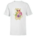 thumbnail image 1 of Disney Princess Tiana Ariel Rapunzel Friendship and Giving - Short Sleeve T-Shirt for Kids - Customized-White, 1 of 5