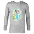 thumbnail image 1 of Disney Princess Tiana Ariel and Belle Seashell Selfie - Long Sleeve T-Shirt for Men - Customized-Athletic Heather, 1 of 5