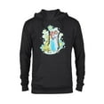 thumbnail image 1 of Disney Princess Tiana Ariel and Belle Seashell Selfie - Pullover Hoodie for Adults - Customized-Black, 1 of 5