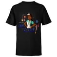 thumbnail image 1 of Disney Princess Tiana Beignet Baker Goal Getter - Short Sleeve T-Shirt for Kids - Customized-Black, 1 of 5