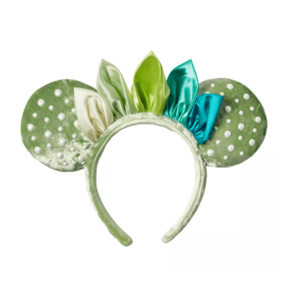 Disney Princess Tiana Collection Kids Fashion Headband, Velour, Multi-Color, 1 ct