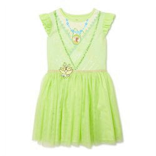 Disney Princess Tiana Girls Exclusive Cosplay Tiana Tutu Dress, Sizes 4-12