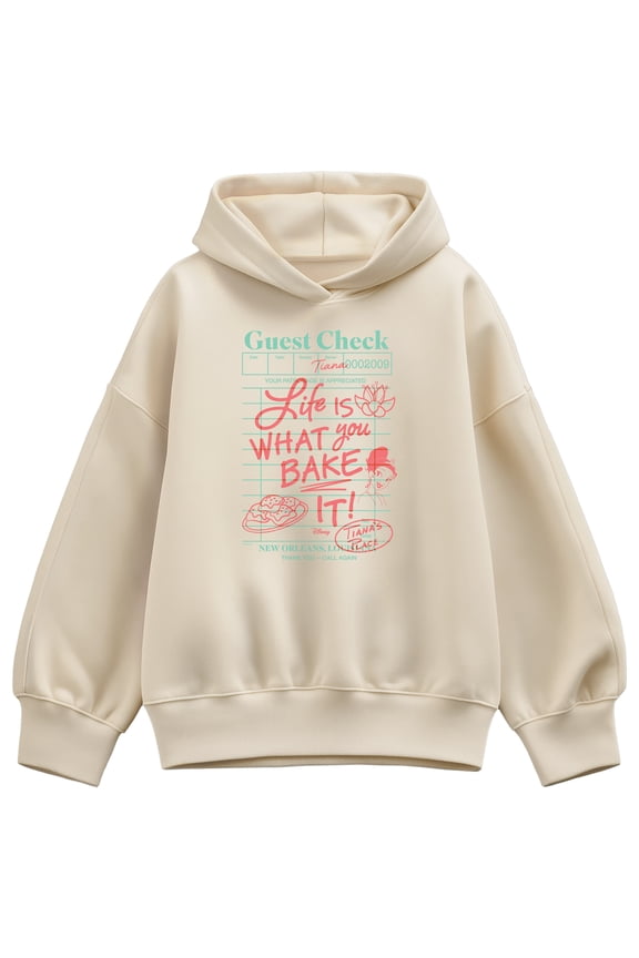 - Tiana Guest Check - Women's Oversized Fleece Hoodie Sweatshirt