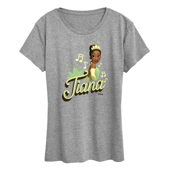 Disney Princess - Tiana Headshot  - Women's Short Sleeve Graphic T-Shirt