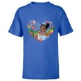 thumbnail image 1 of Disney Princess Tiana Heart Kiss - Short Sleeve T-Shirt for Kids – Customized-Royal, 1 of 5