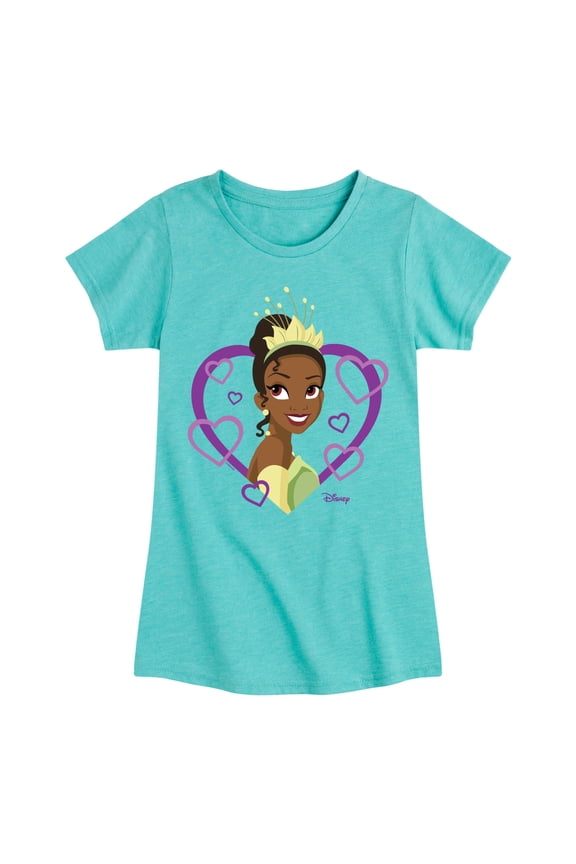 - Tiana Hearts - Valentine's Day - Toddler And Youth Girls Short Sleeve Graphic T-Shirt