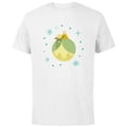 thumbnail image 1 of Disney Princess Tiana Holiday Christmas Ornament - Short Sleeve Cotton T-Shirt for Adults - Customized-White, 1 of 5