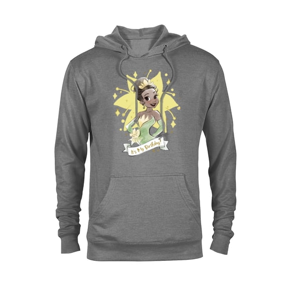 Disney Princess Tiana It’s My Birthday - Pullover Hoodie for Adults - Customized-Athletic Heather