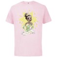 thumbnail image 1 of Disney Princess Tiana It’s My Birthday - Short Sleeve Cotton T-Shirt for Adults - Customized-Soft Pink, 1 of 5