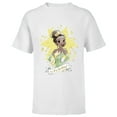 thumbnail image 1 of Disney Princess Tiana It’s My Birthday - Short Sleeve T-Shirt for Kids - Customized-White, 1 of 5