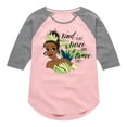 thumbnail image 1 of Disney Princess - Tiana Kind Fierce Brave - Toddler And Youth Girls Raglan Graphic T-Shirt, 1 of 5