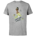 thumbnail image 1 of Disney Princess Tiana Lady Boss - Short Sleeve Cotton T-Shirt for Adults - Customized-Athletic Heather, 1 of 5
