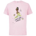 thumbnail image 1 of Disney Princess Tiana Lady Boss - Short Sleeve Cotton T-Shirt for Adults - Customized-Soft Pink, 1 of 5