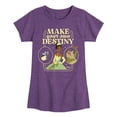 thumbnail image 1 of Disney Princess - Tiana Make Your Own Destiny - Girls Fitted Short Sleeve T-Shirt, 1 of 5