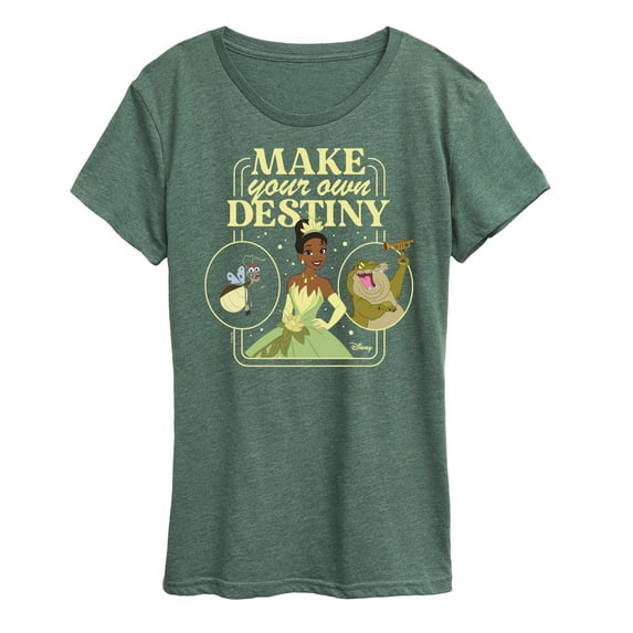 Disney Princess - Tiana Make Your Own Destiny - Women's Short Sleeve Graphic T-Shirt